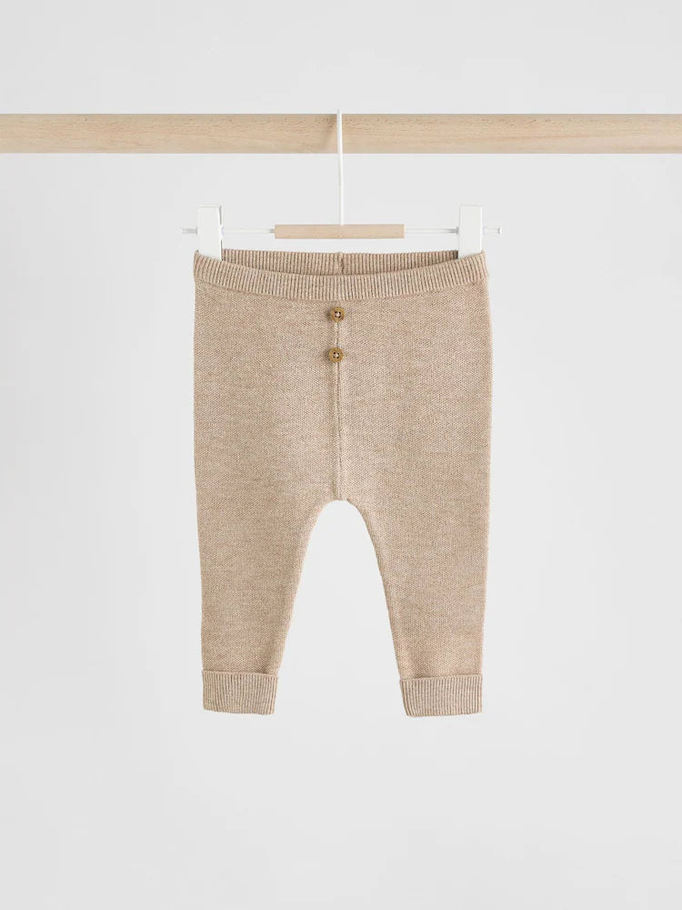 Neutral Baby Knitted Jumper and Leggings Set (0mths-2yrs)