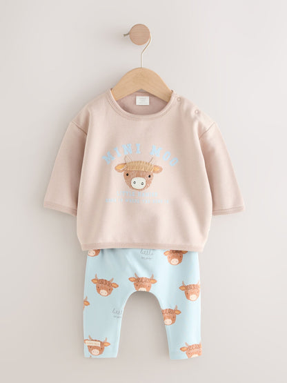 Dsiney Kidz - Blue Hamish Baby Sweatshirt and Leggings Set (0mths-3yrs) image 1