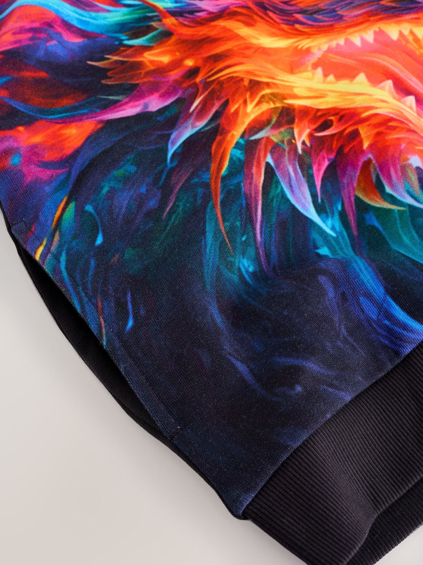 Black Dragon Older Boys Graphic Print Hoodie (3-16yrs)