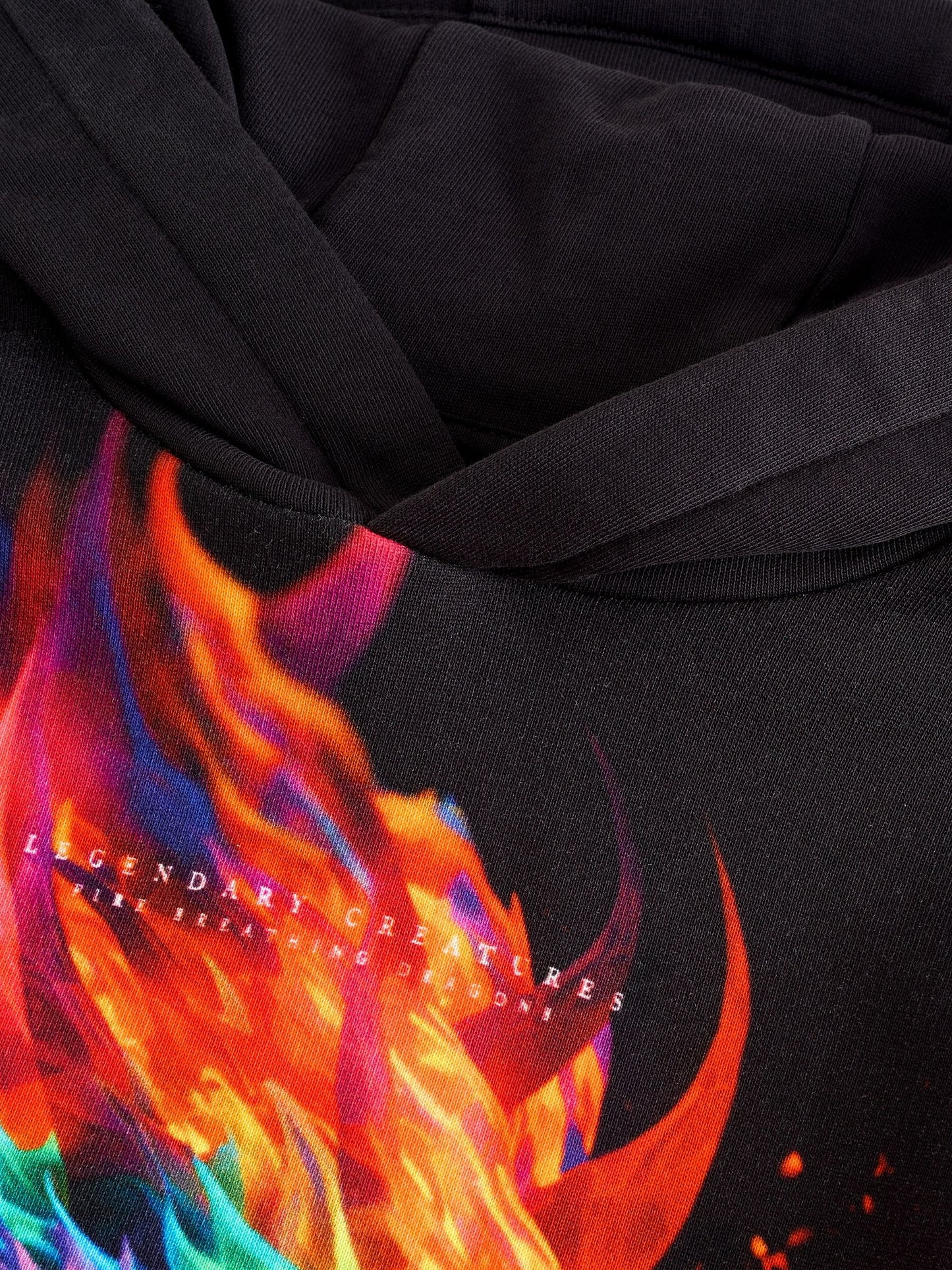 Black Dragon Older Boys Graphic Print Hoodie (3-16yrs)