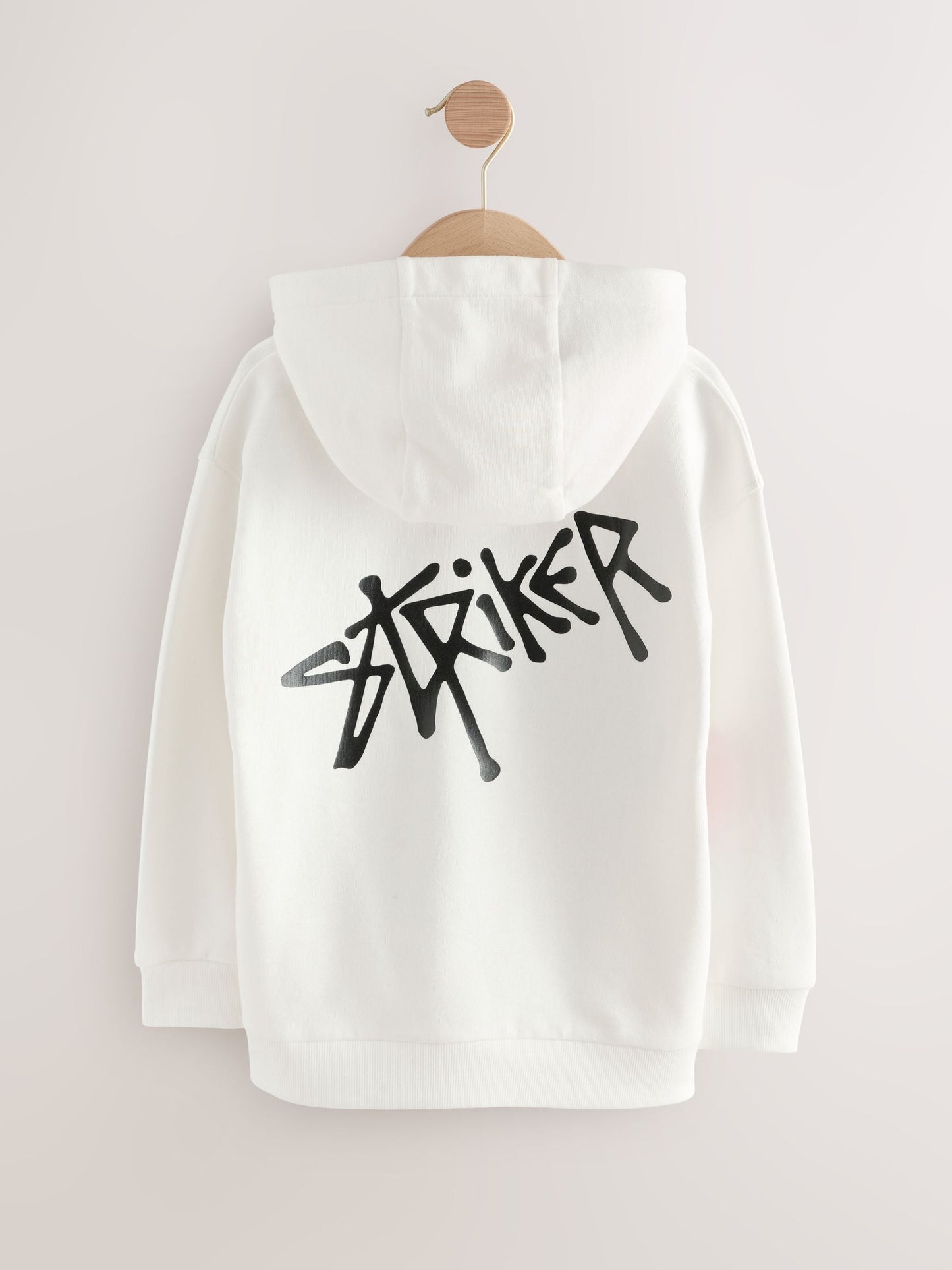 White Football Older Boys Graphic Print Hoodie (3-16yrs)