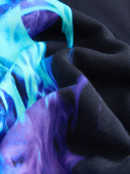 Navy Controller Older Boys Graphic Print Hoodie (3-16yrs)