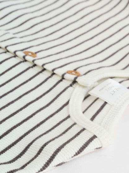 Mono Stripe Baby Long Sleeve T-Shirts 4 Pack (0mths-2yrs) image 3