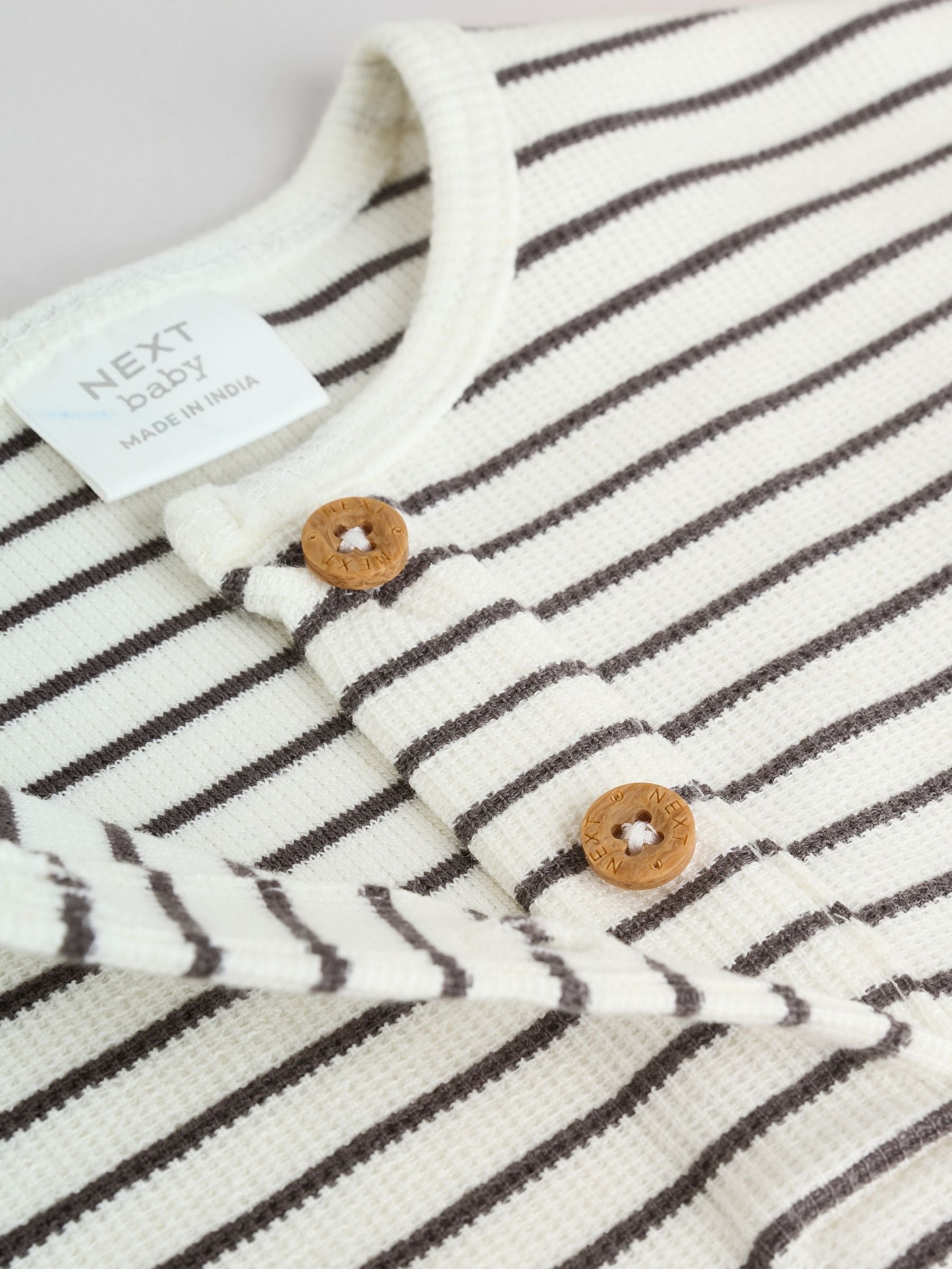 Mono Stripe Baby Long Sleeve T-Shirts 4 Pack (0mths-2yrs) image 4