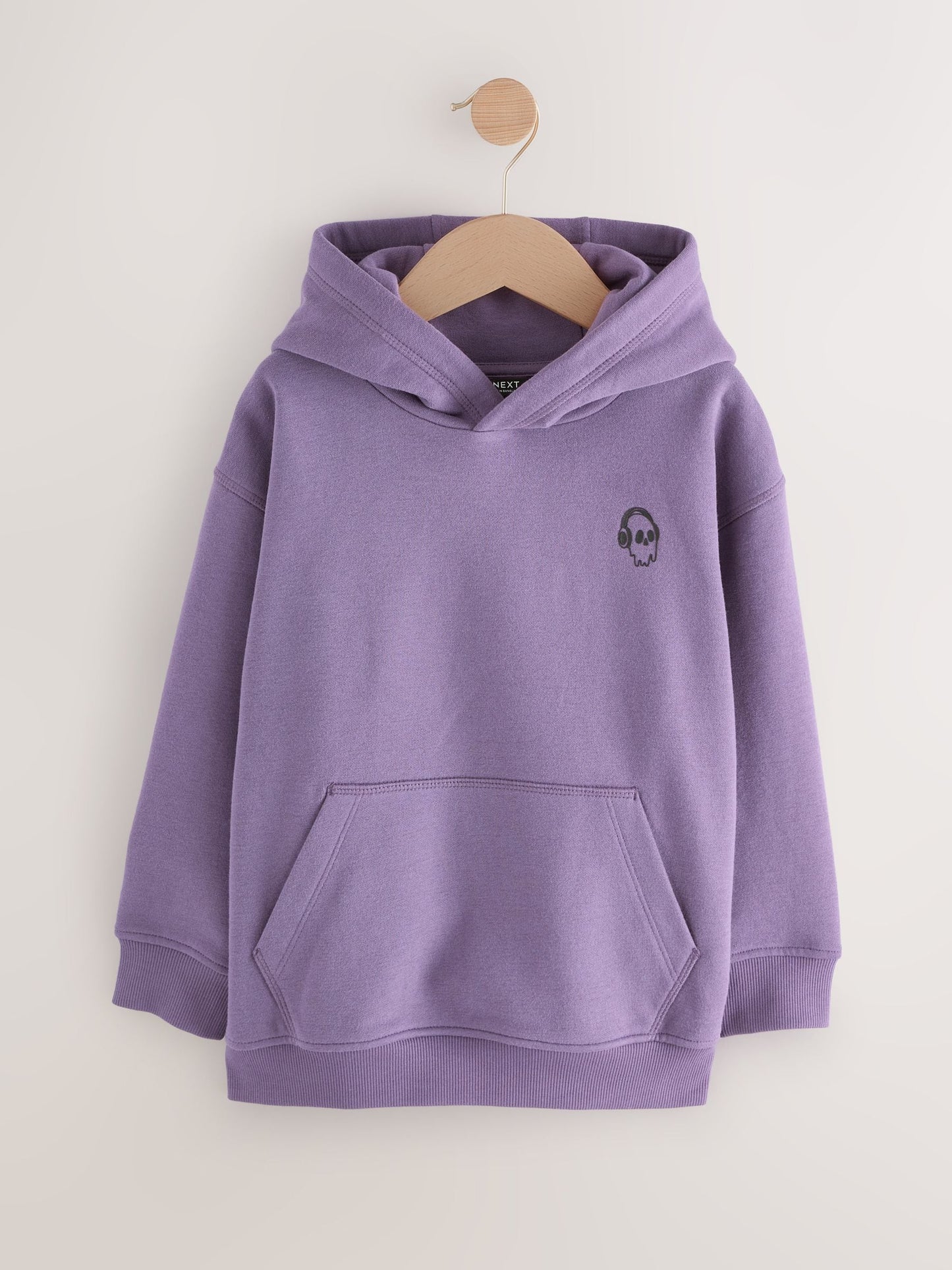 Purple Skull Sign Off Hoodie (3-16yrs)