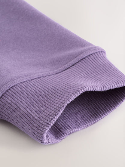 Purple Skull Sign Off Hoodie (3-16yrs)