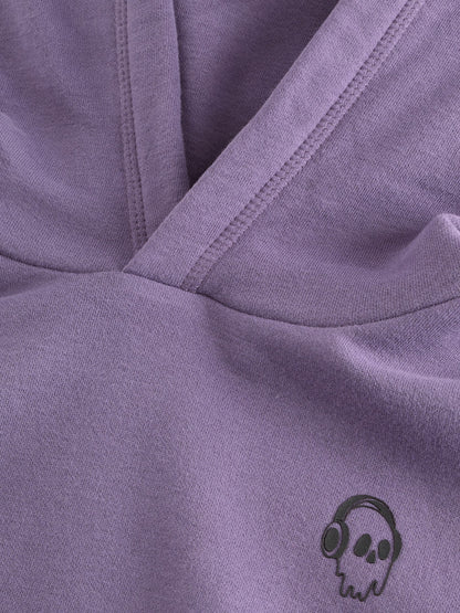 Purple Skull Sign Off Hoodie (3-16yrs)