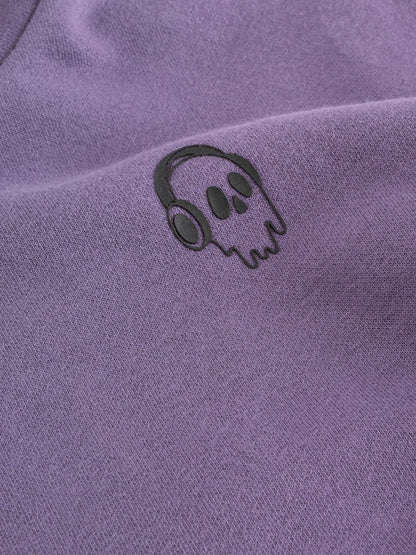 Purple Skull Sign Off Hoodie (3-16yrs)