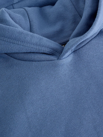 Mid Blue Smile Sign Off Hoodie (3-16yrs)