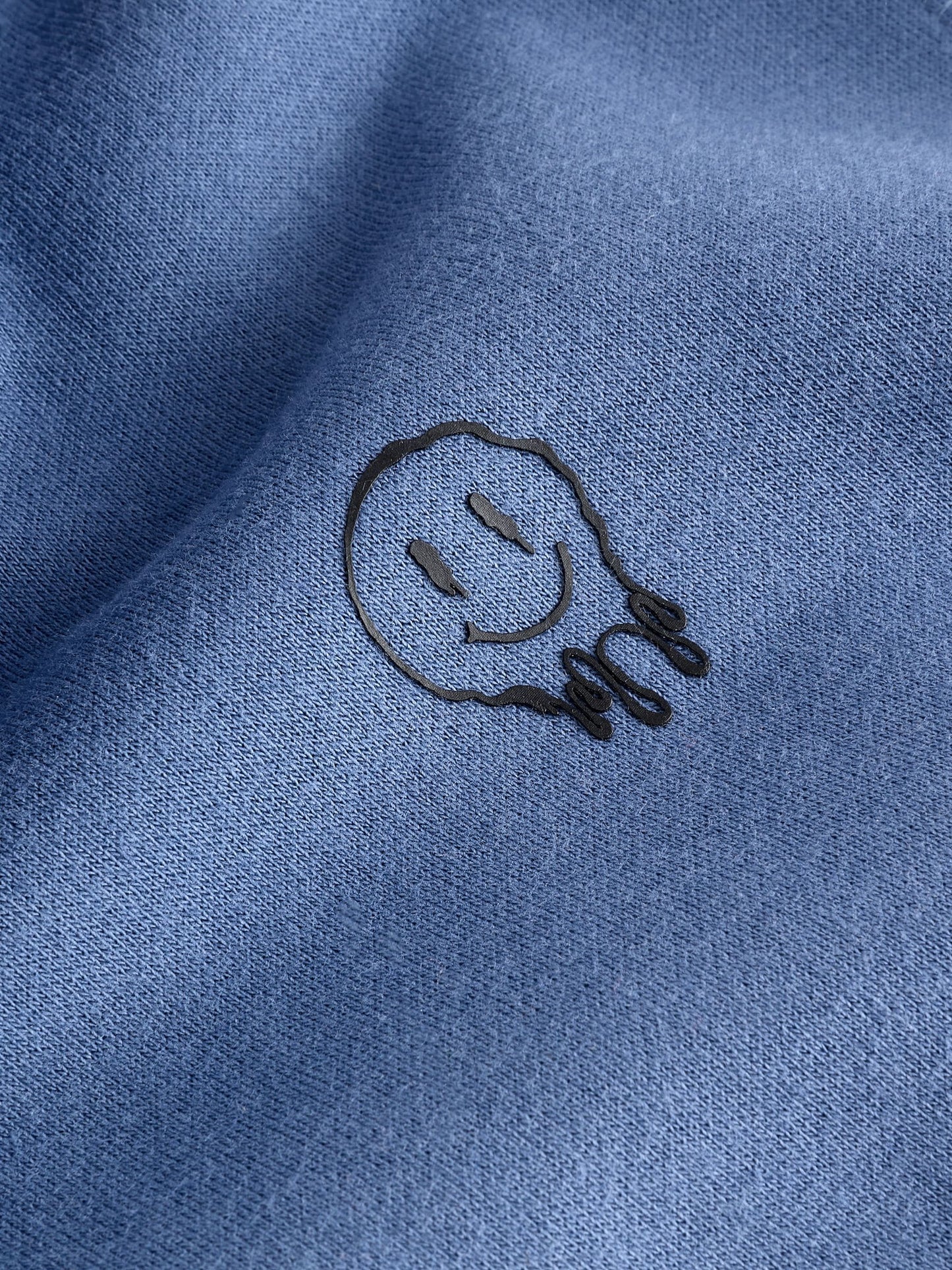 Mid Blue Smile Sign Off Hoodie (3-16yrs)