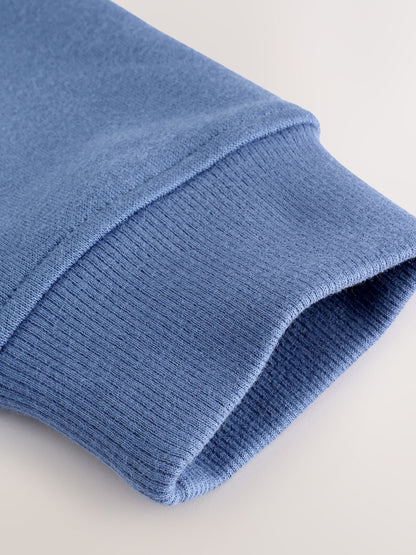 Mid Blue Smile Sign Off Hoodie (3-16yrs)