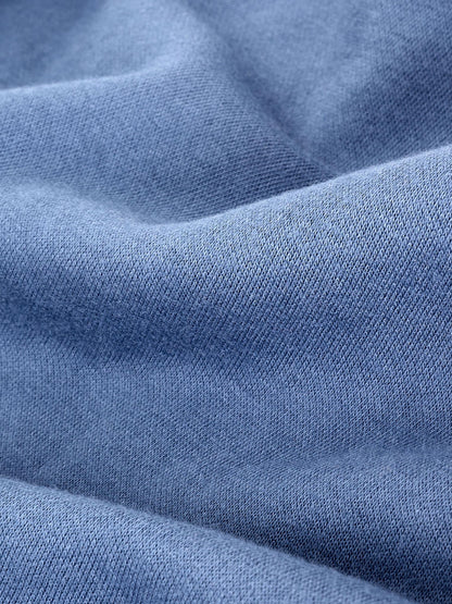 Mid Blue Smile Sign Off Hoodie (3-16yrs)