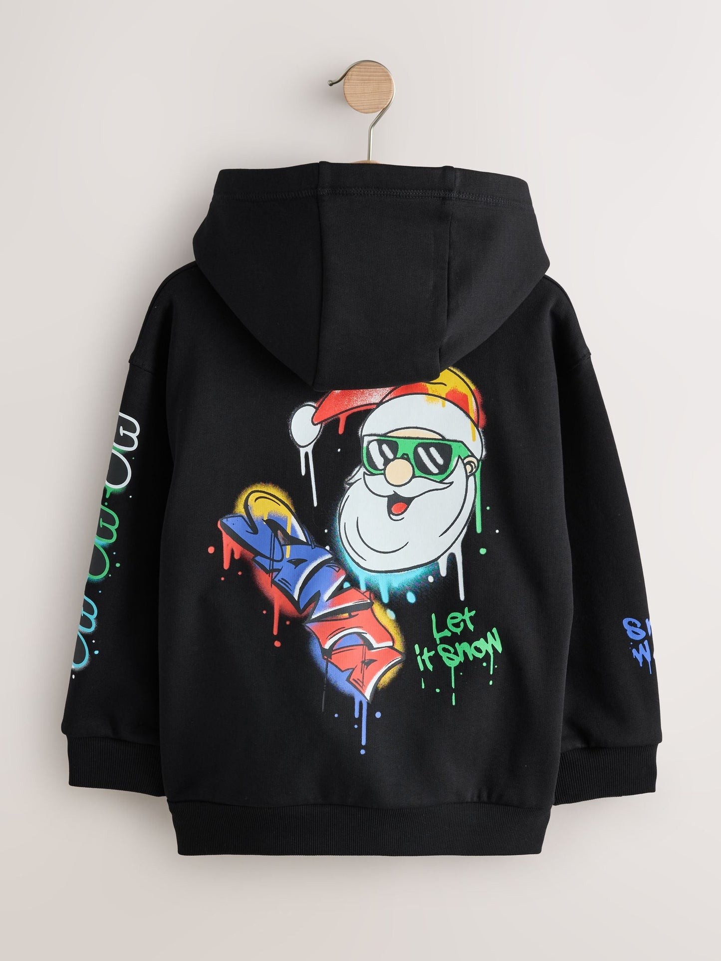 Black Christmas Hoodie (3-16yrs)