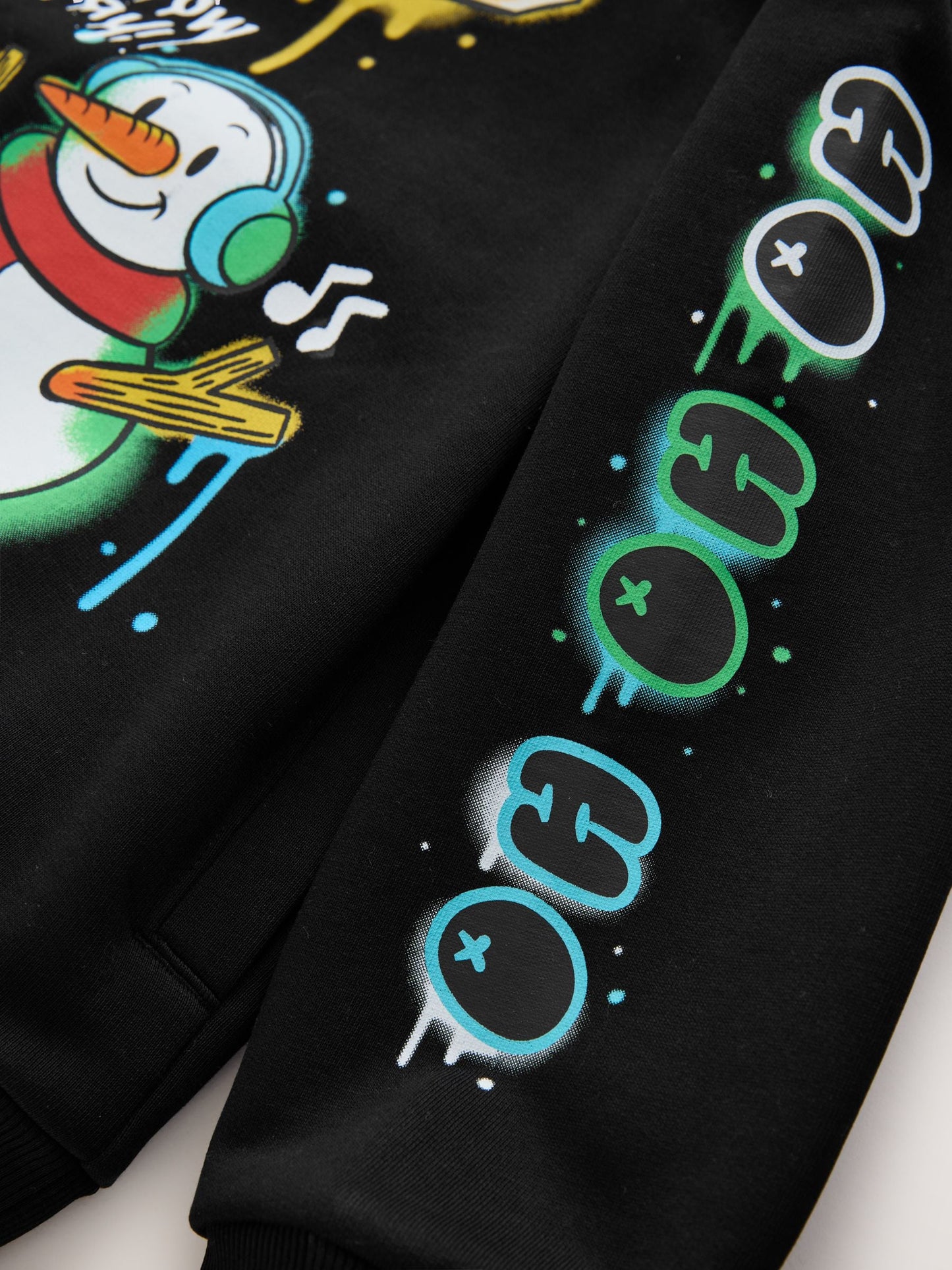 Black Christmas Hoodie (3-16yrs)