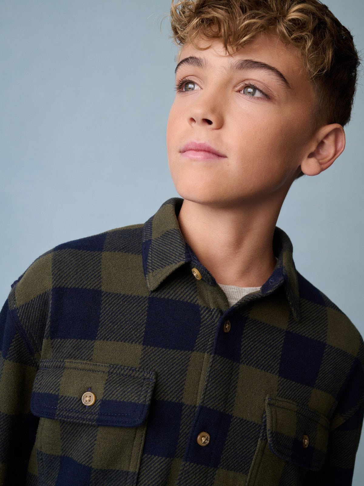 Green Long Sleeve Check Shirt (3-16yrs) - image 4
