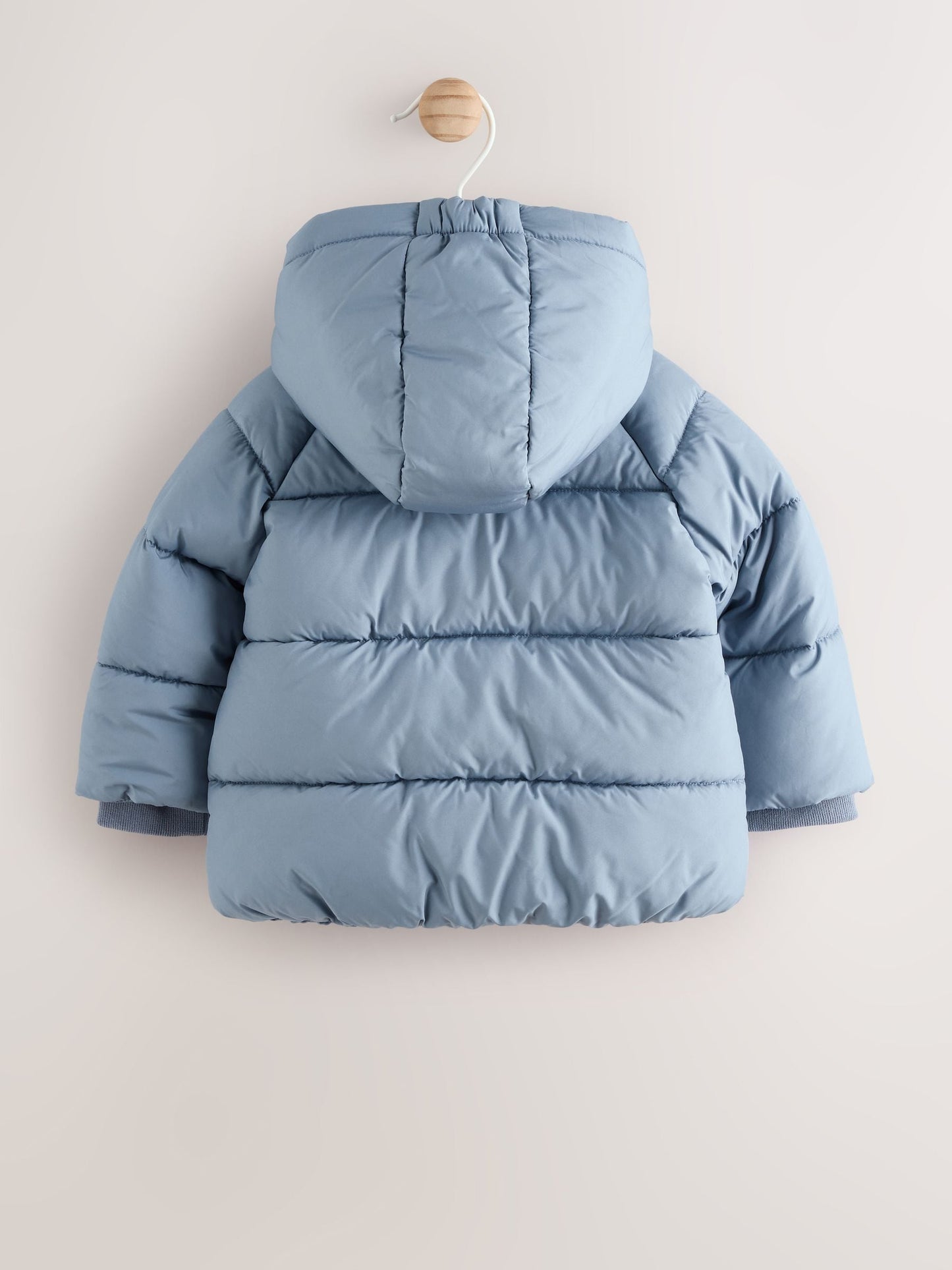 Blue Hooded Baby Puffer Jacket (0mths-2yrs)