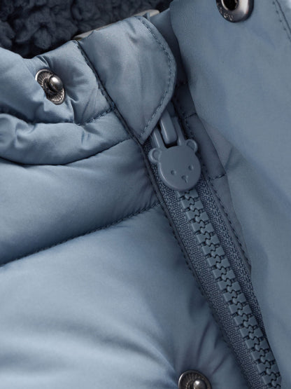 Blue Hooded Baby Puffer Jacket (0mths-2yrs)