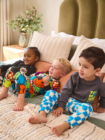 Multi Relaxed Snuggle Pyjamas 3 Pack (9mths-8yrs)