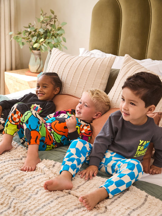 Multi Relaxed Snuggle Pyjamas 3 Pack (9mths-8yrs)
