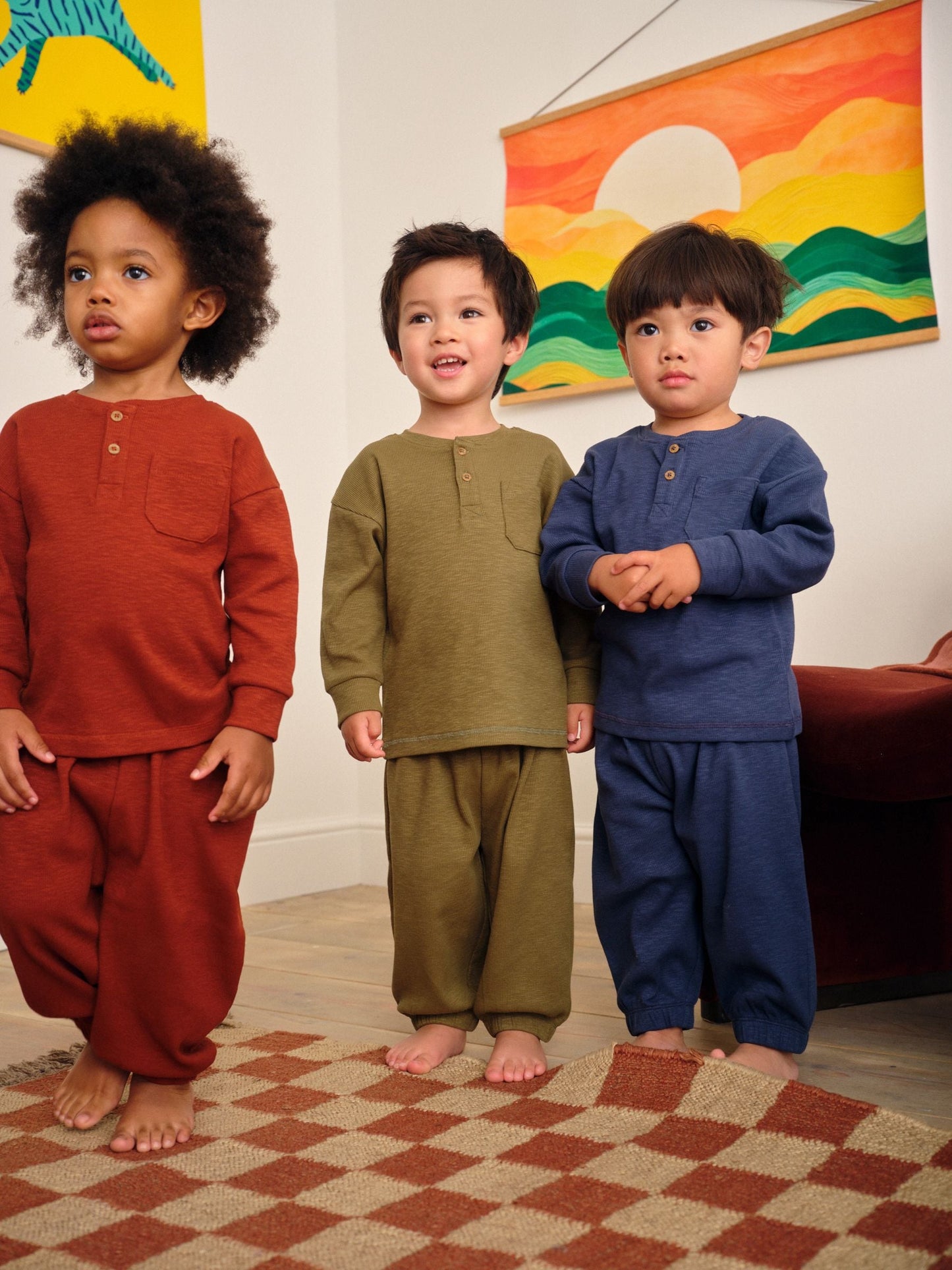 Multi Relaxed Fit Pyjamas 3 Pack (9mths-12yrs)