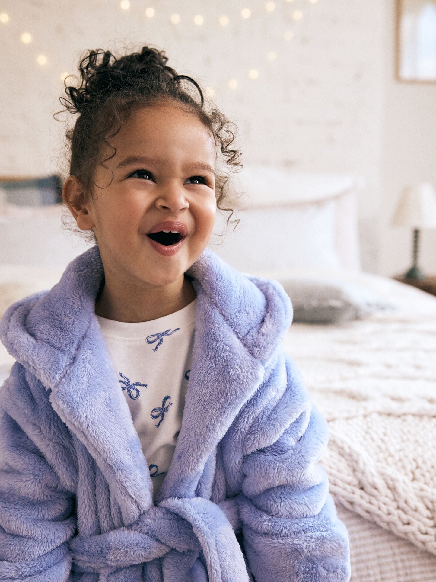 Blue Soft Touch Fleece Dressing Gown (9mths-16yrs)