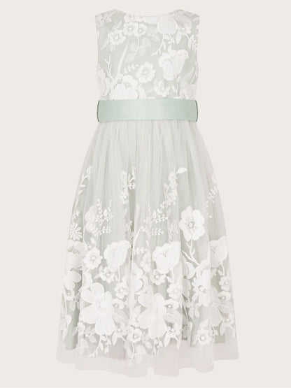 Monsoon Green Alicia Embroidered Lace Maxi Dress - image 2