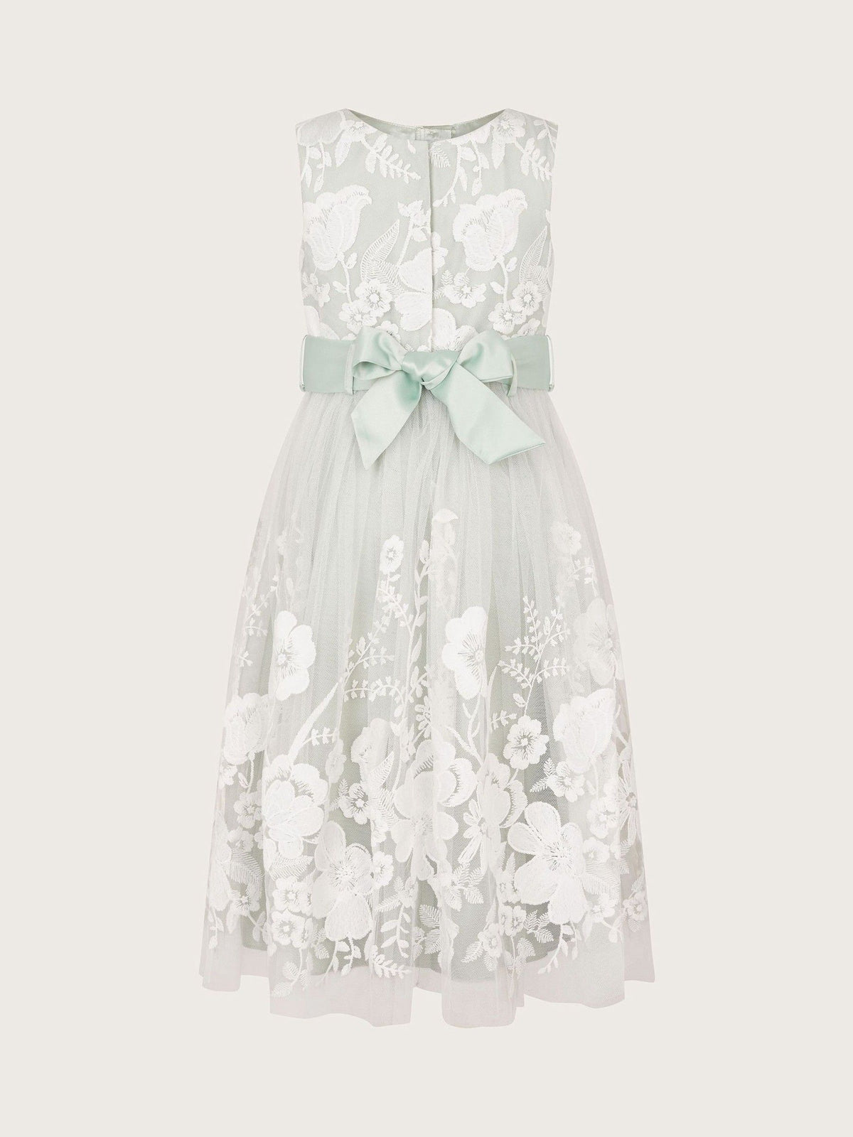 Monsoon Green Alicia Embroidered Lace Maxi Dress - image 3
