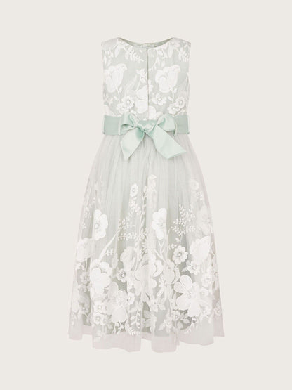 Monsoon Green Alicia Embroidered Lace Maxi Dress - image 3