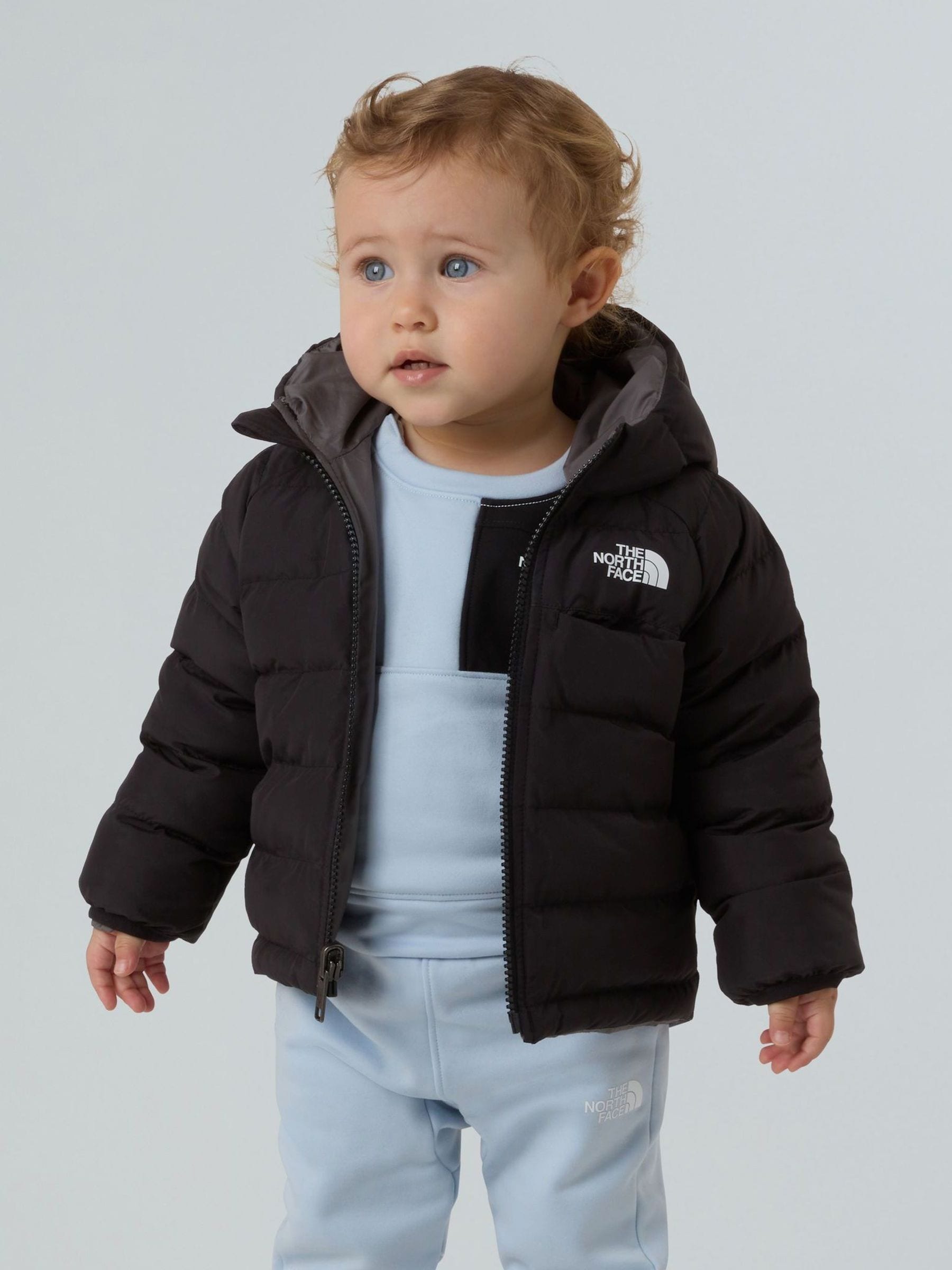 Dsiney Kidz - The North Face Black Baby Reversible Perrito Puffer Jacket image 4