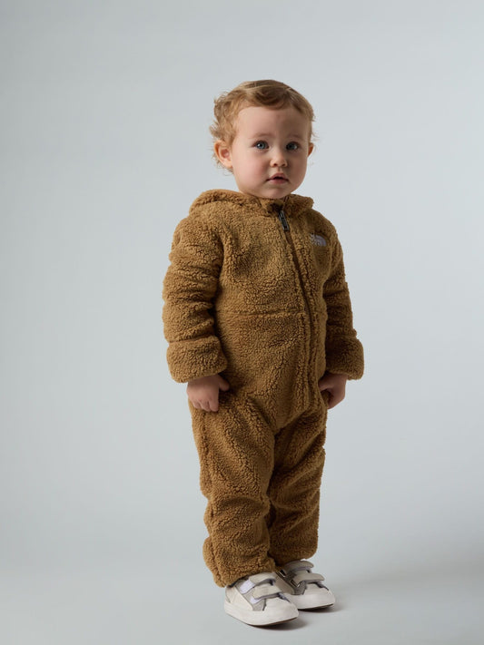 The North Face Brown Campshire Fleece Baby Bodysuit image 1