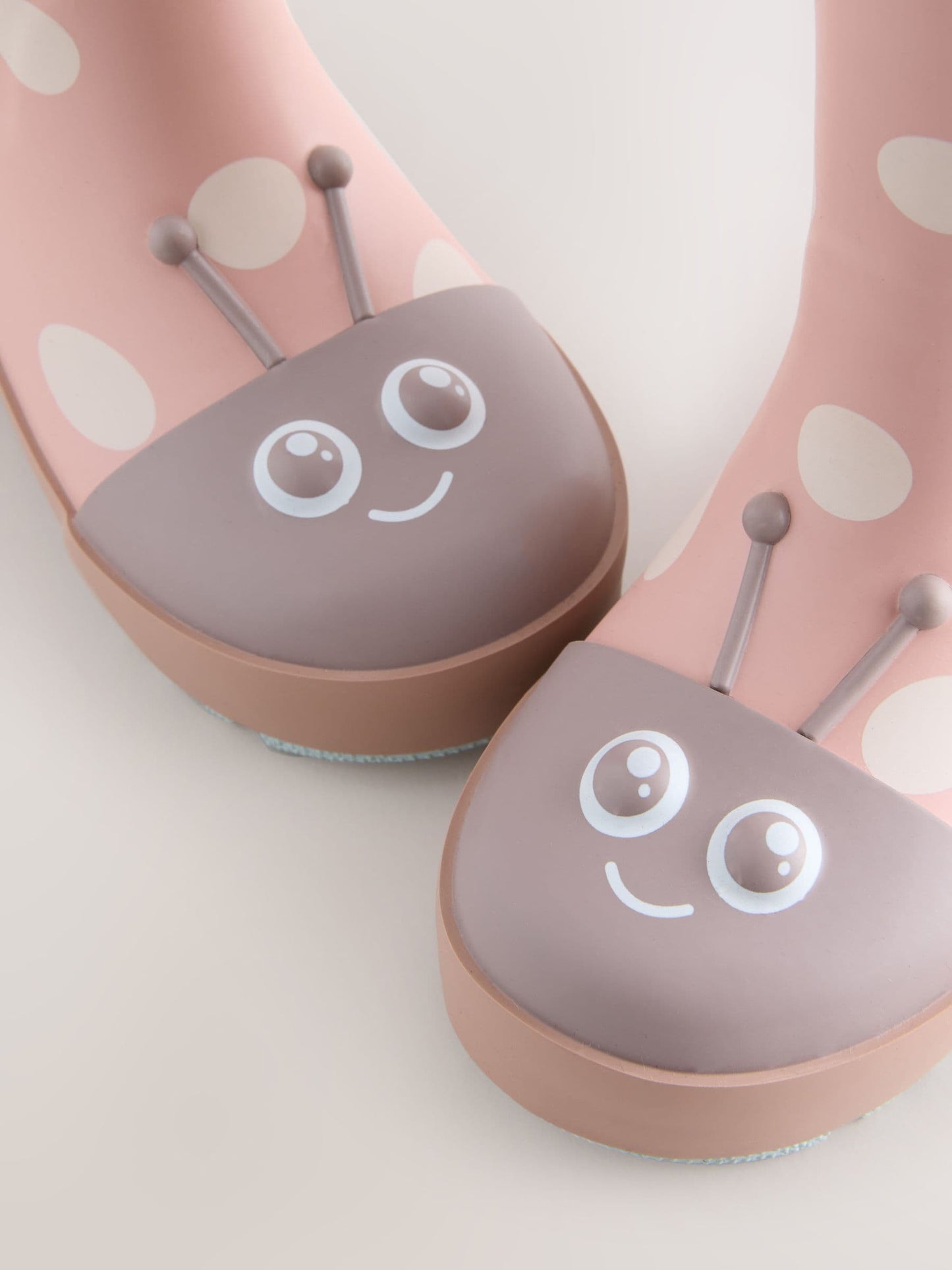 Pink Ladybird Handle Wellies image 4