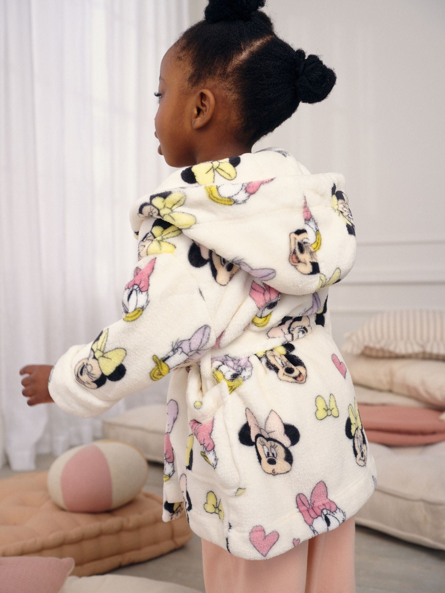 Cream Minnie Mouse Dressing Gown (9mths-10yrs)