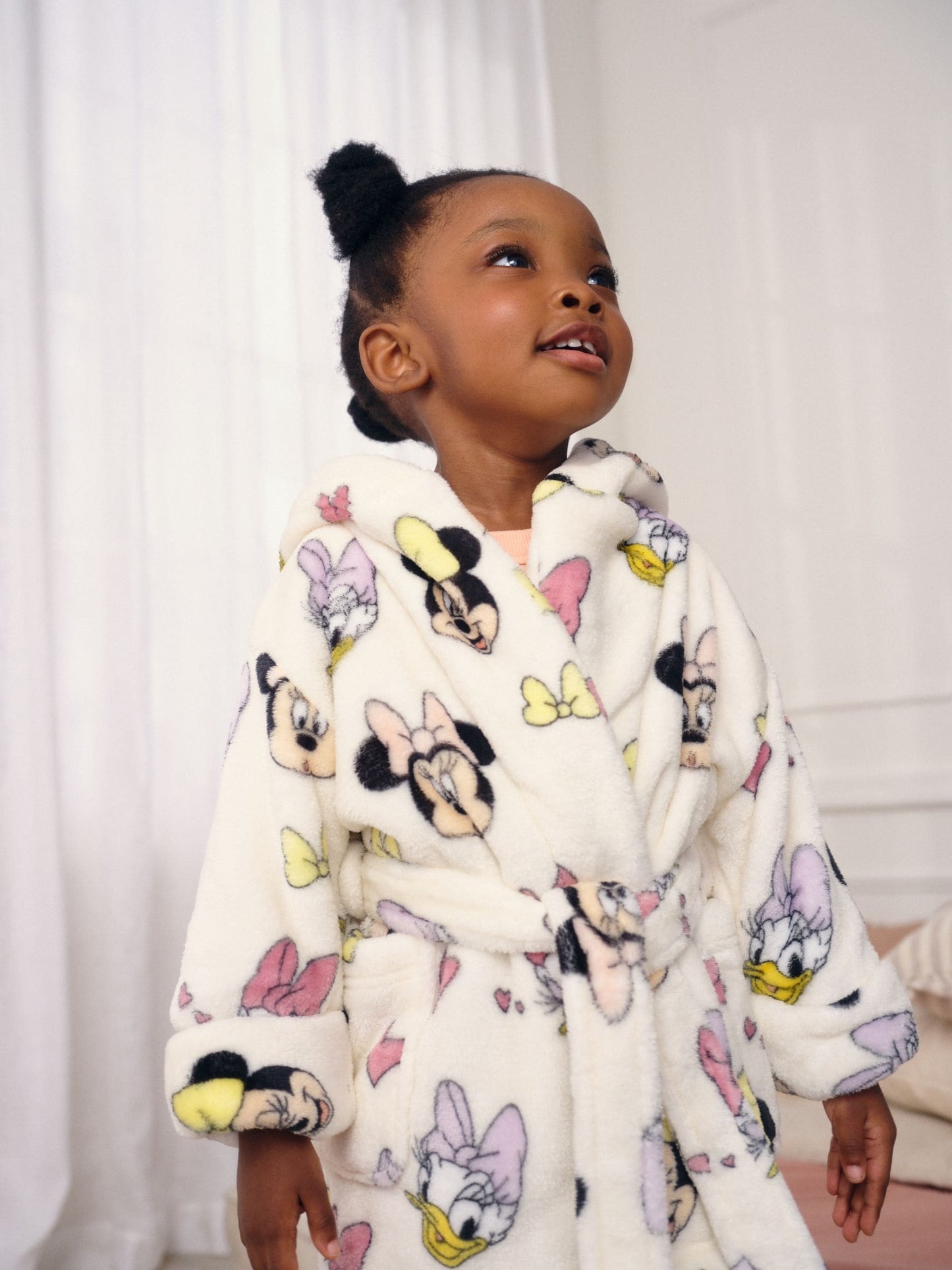 Cream Minnie Mouse Dressing Gown (9mths-10yrs)