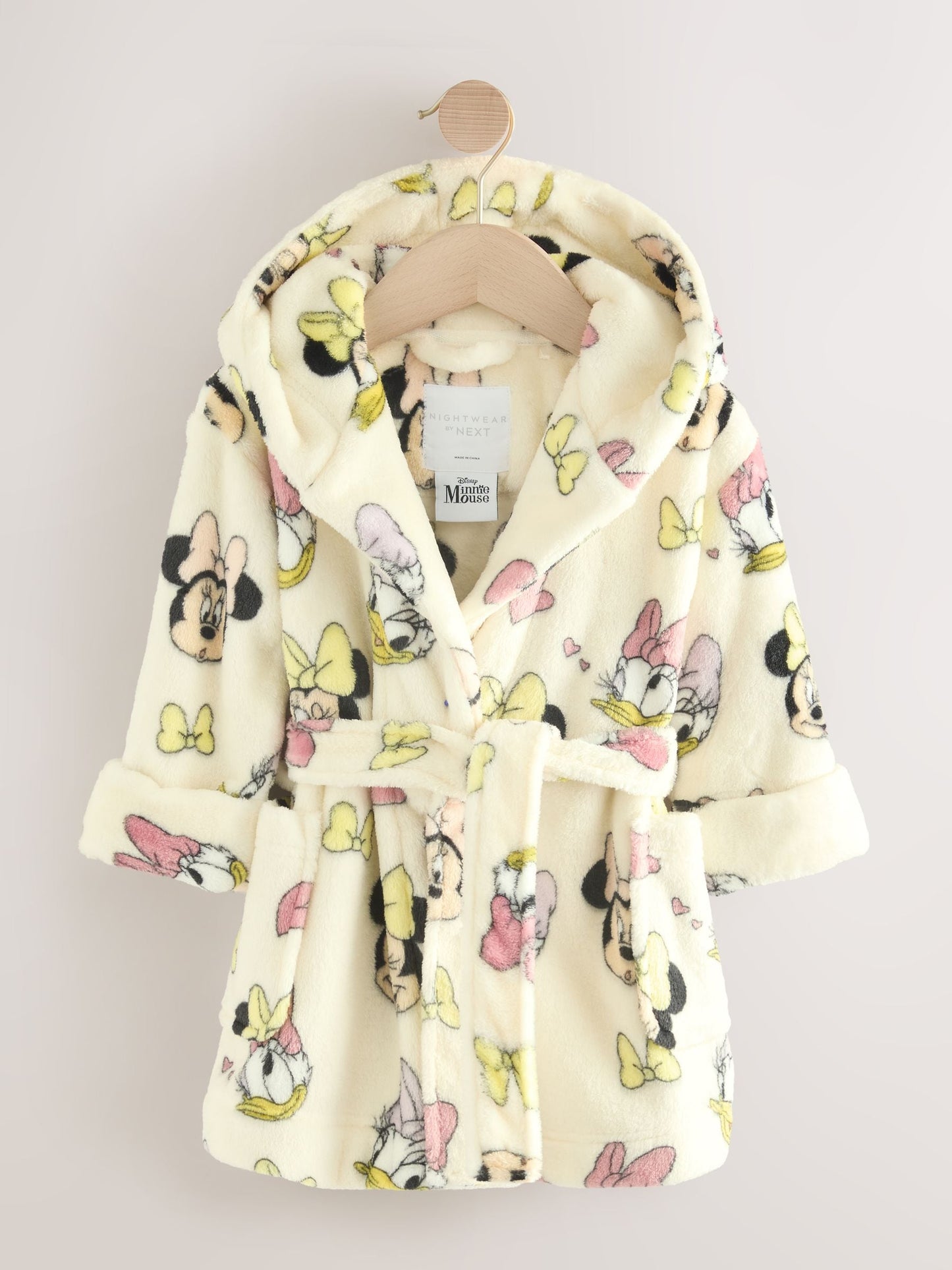 Cream Minnie Mouse Dressing Gown (9mths-10yrs)