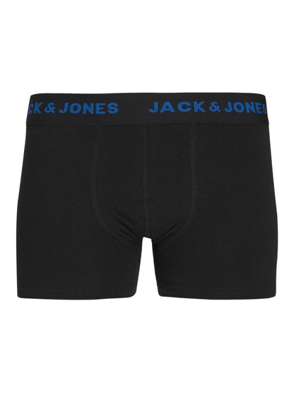 Dsiney Kidz - JACK & JONES Junior Black Junior Logo Boxers 7 Pack image 3