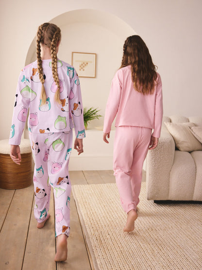 Pink/Lilac Squishmallow Pyjamas 2 Pack (5-14yrs) - image 3