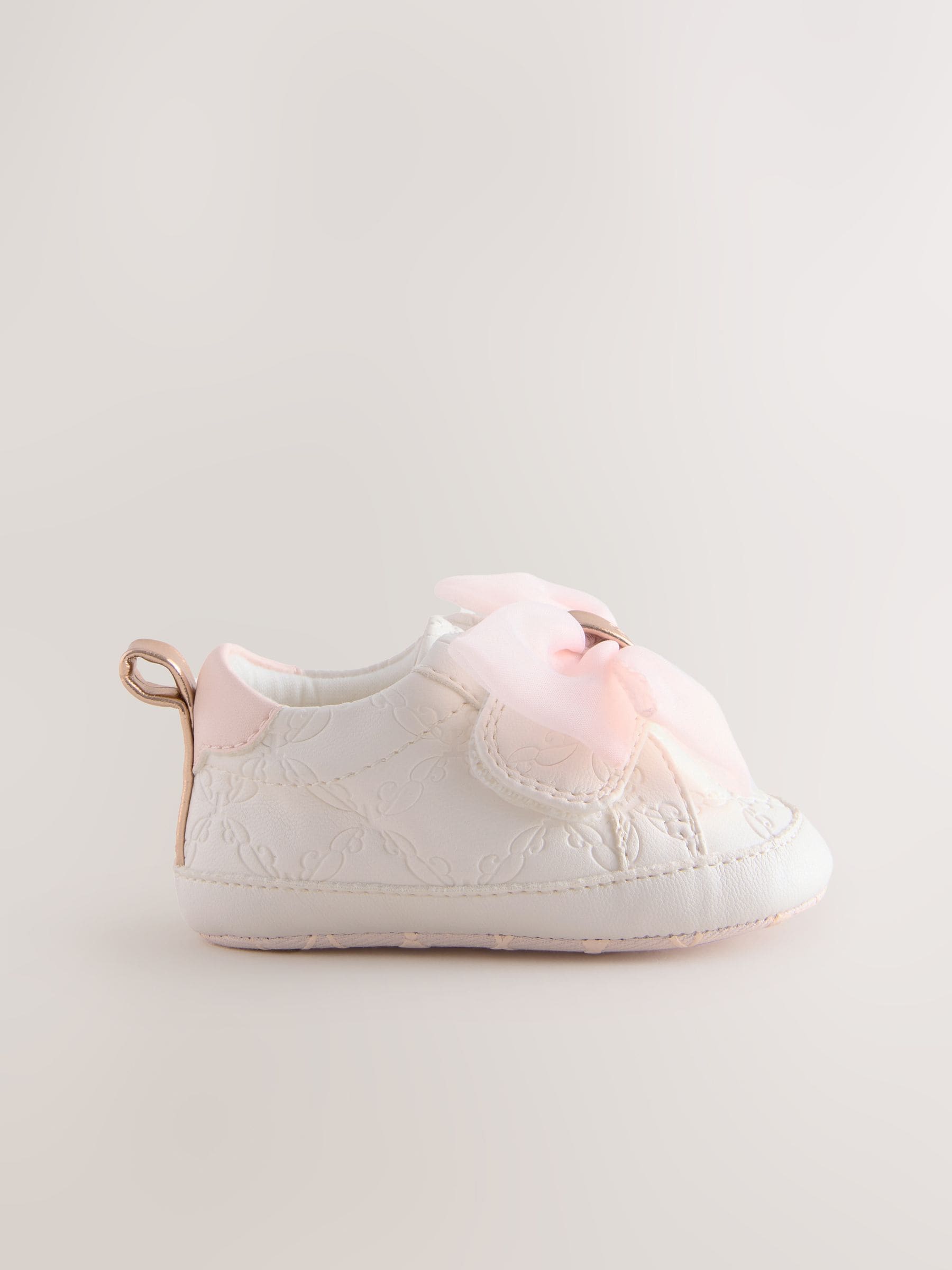Baker by Ted Baker Baby Girls Organza Bow Padders Trainers image 3