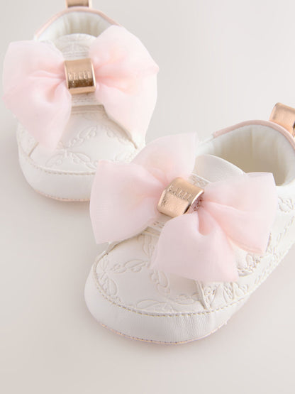 Baker by Ted Baker Baby Girls Organza Bow Padders Trainers image 5