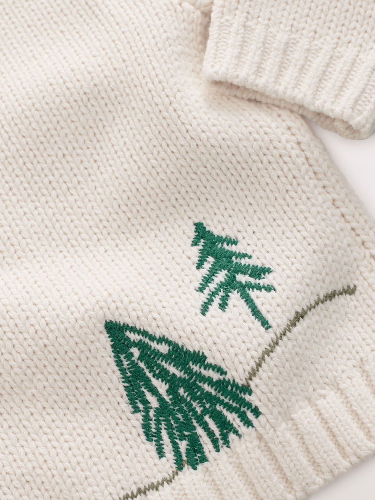 Cream Penguin Pattern Christmas Cardigan (3mths-7yrs) - image 10