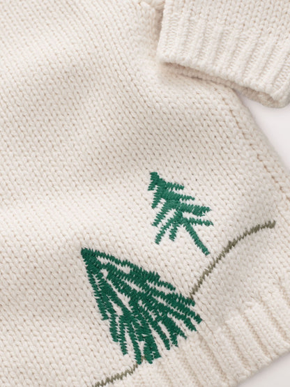 Cream Penguin Pattern Christmas Cardigan (3mths-7yrs) - image 10
