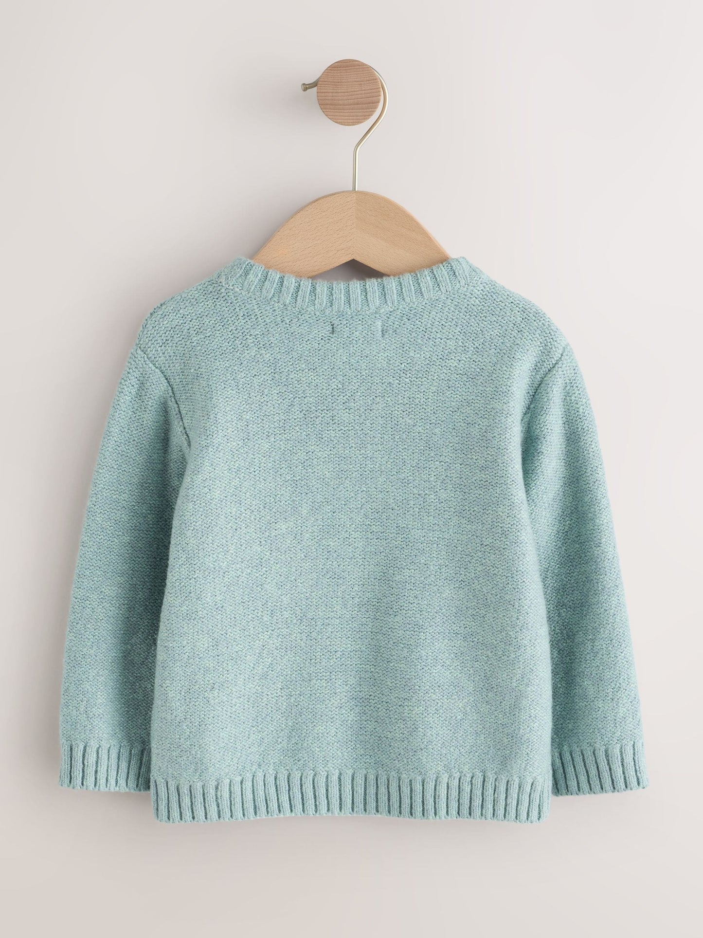Mineral Blue Knitted Christmas Jumper (3mths-7yrs)