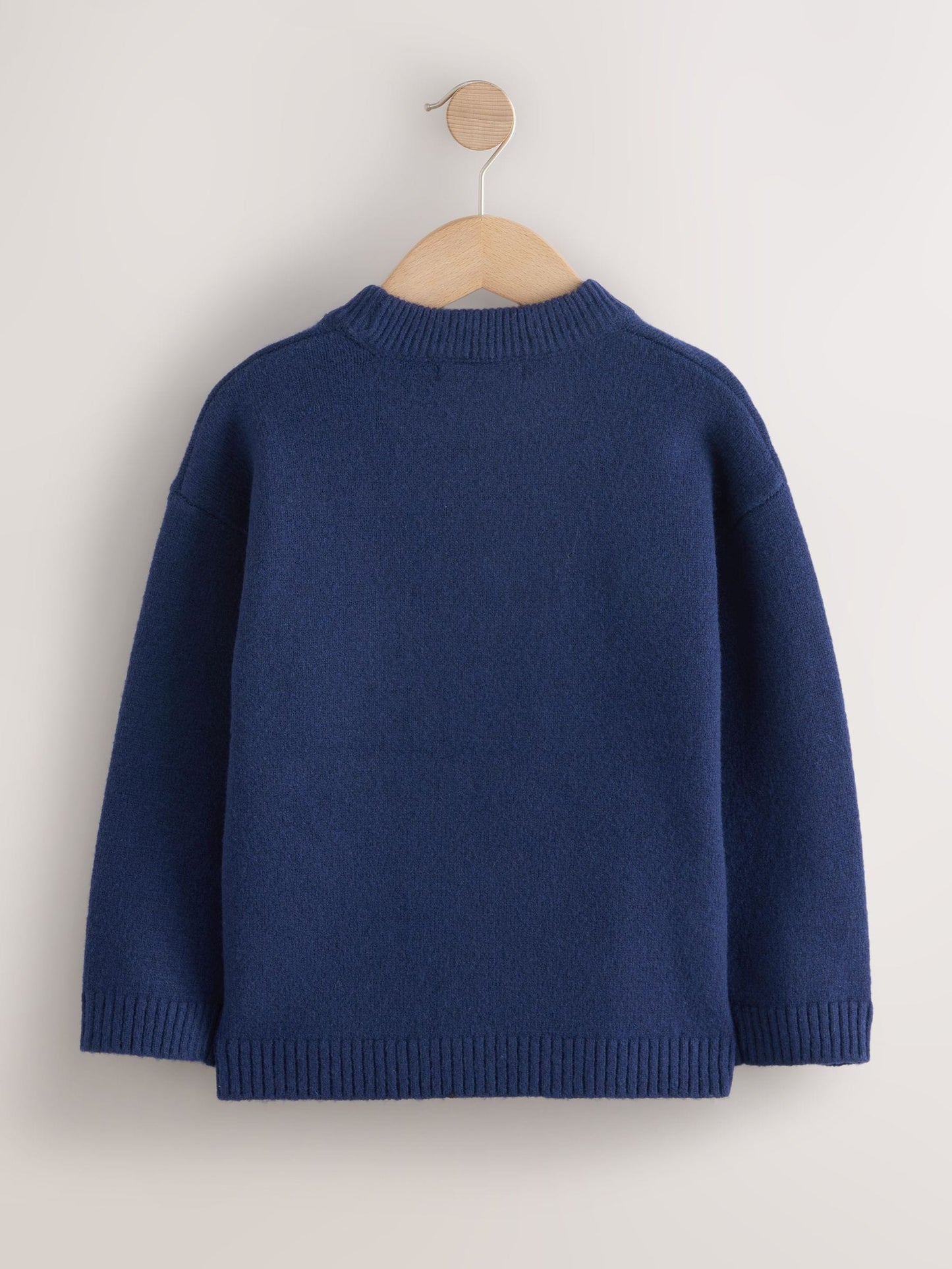 Navy Blue Dog Christmas Jumper (3mths-16yrs)