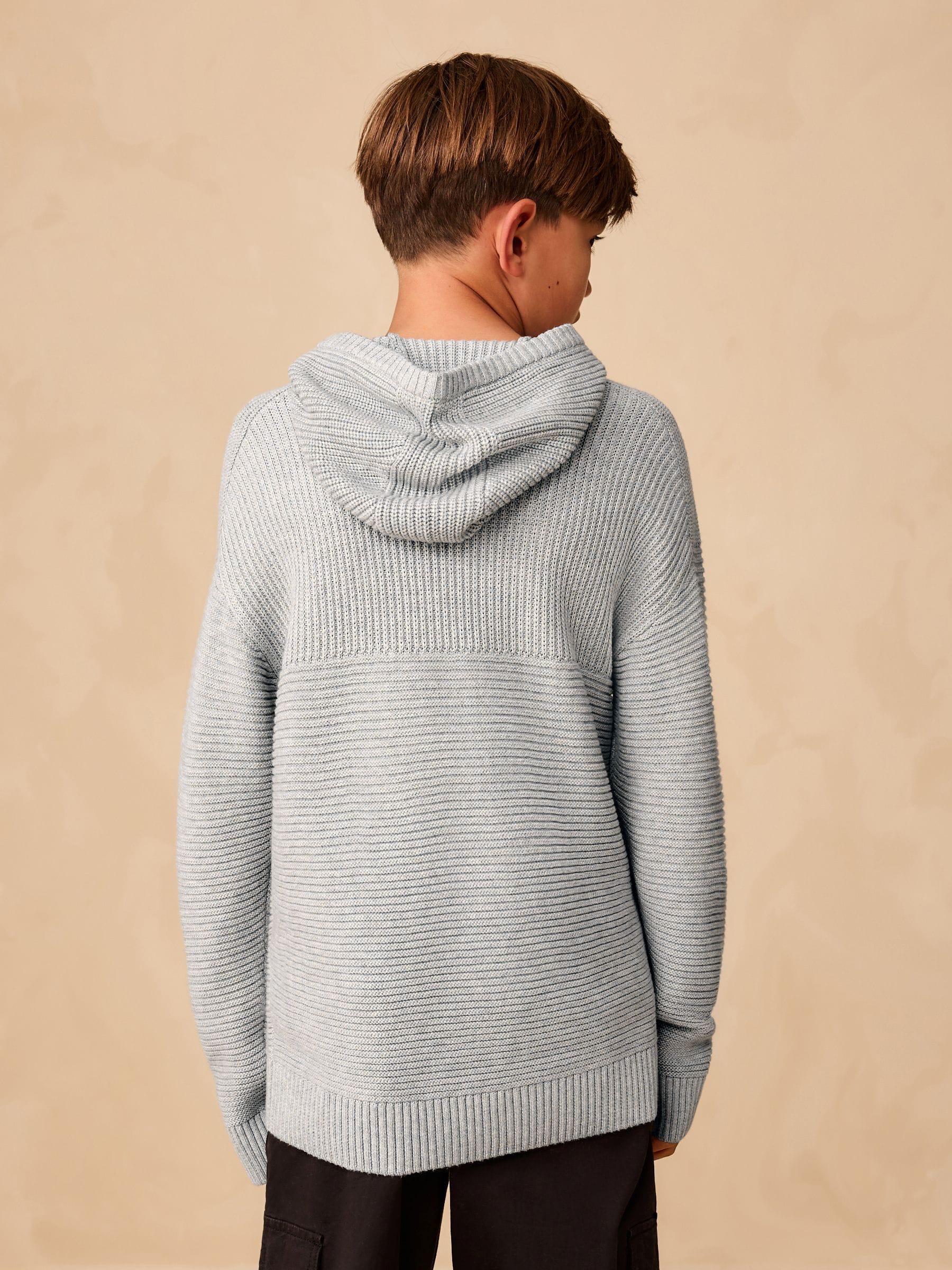 Dsiney Kidz - Grey Utility Knitted Hoodie (3-16yrs) image 5