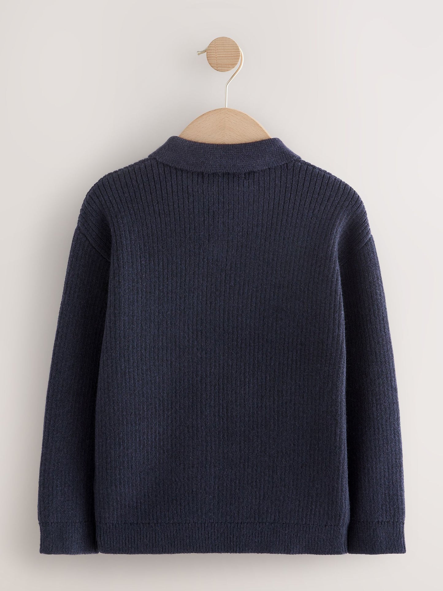 Dsiney Kidz - Navy Blue Trophy Neck Knitted Jumper (3-16yrs) image 2