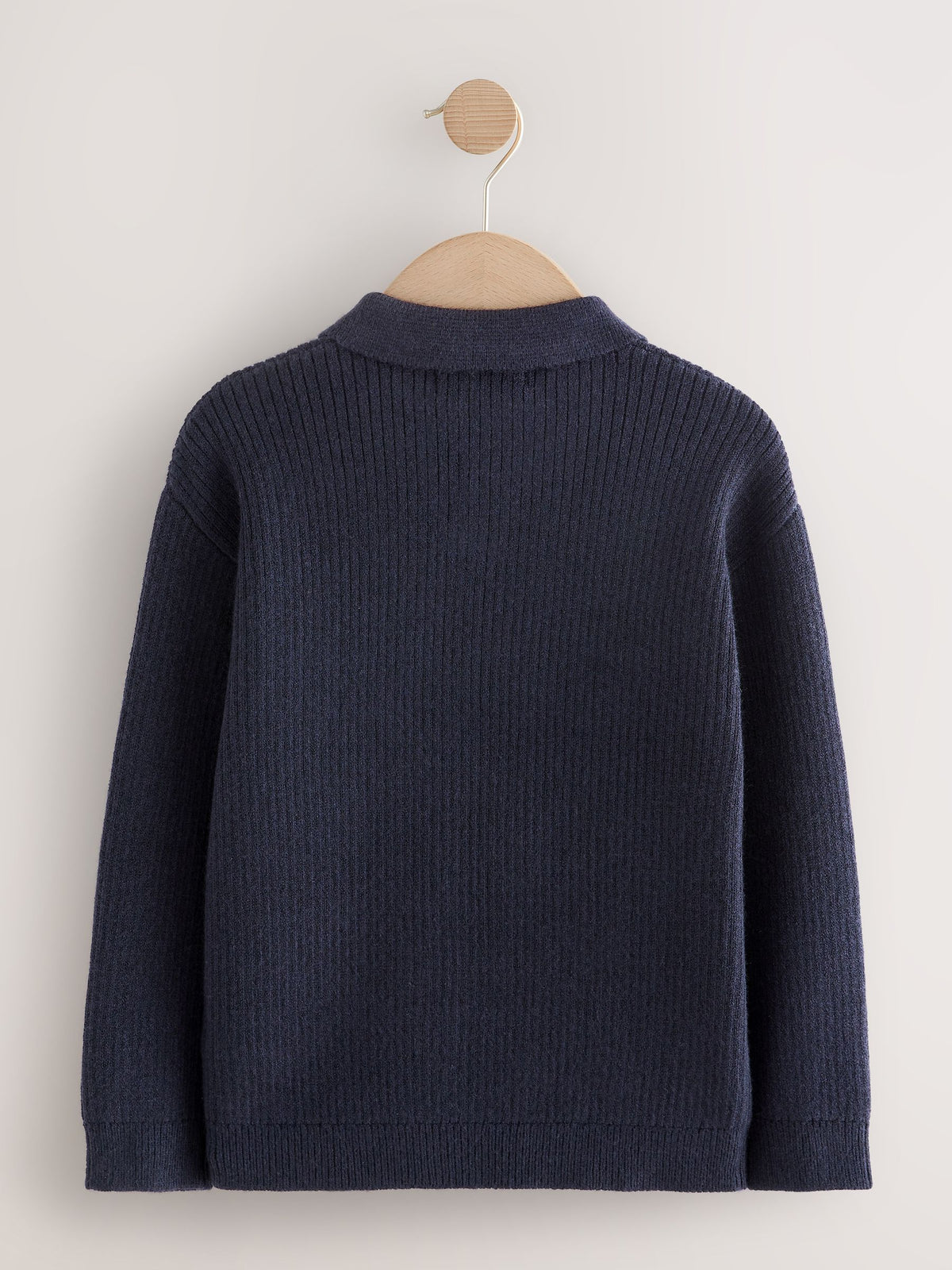 Dsiney Kidz - Navy Blue Trophy Neck Knitted Jumper (3-16yrs) image 2