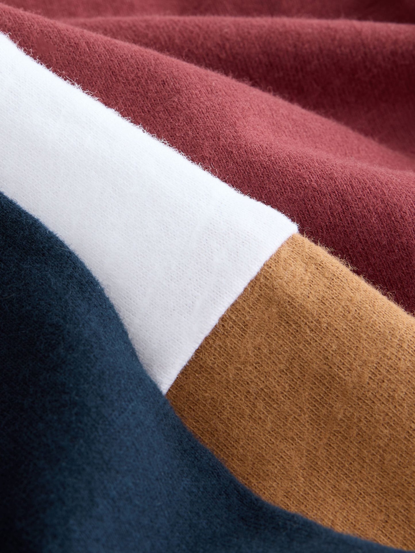 Dsiney Kidz - Berry/Tan/Navy Long Sleeve Colourblock T-Shirts 3 Pack (3-16yrs) image 6