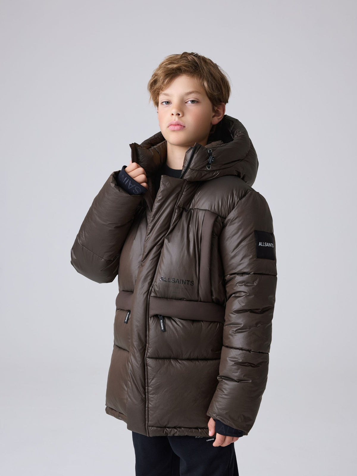 smALLSAINTS Brown Ripstop Padded Coat - image 4