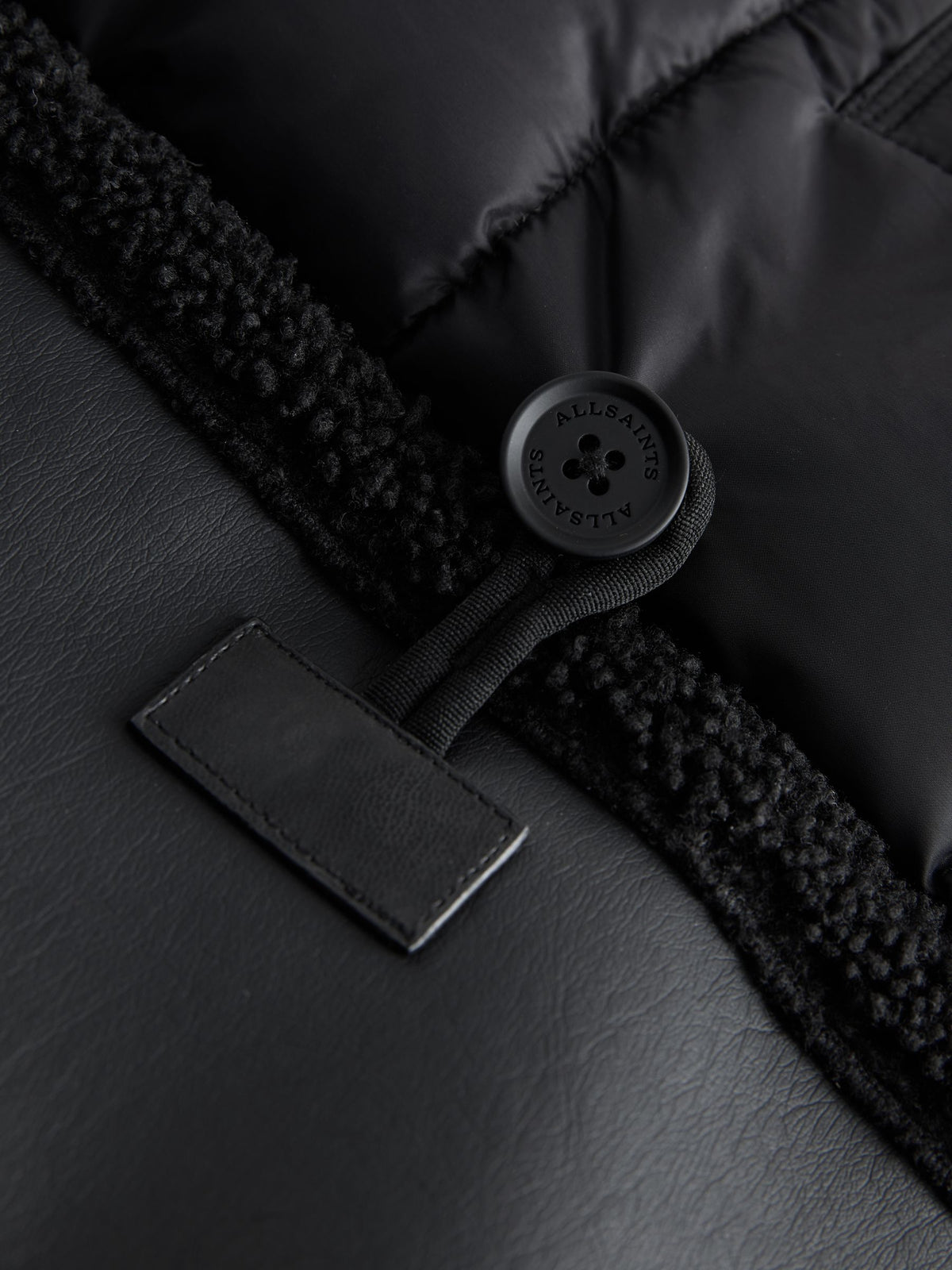 smALLSAINTS Black Padded Aviator Jacket - image 13