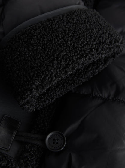 smALLSAINTS Black Padded Aviator Jacket - image 14