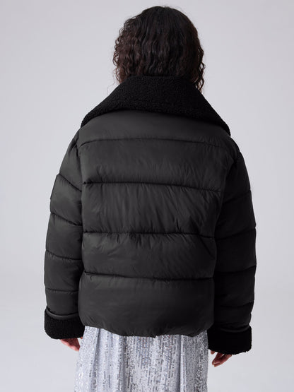 smALLSAINTS Black Padded Aviator Jacket - image 4